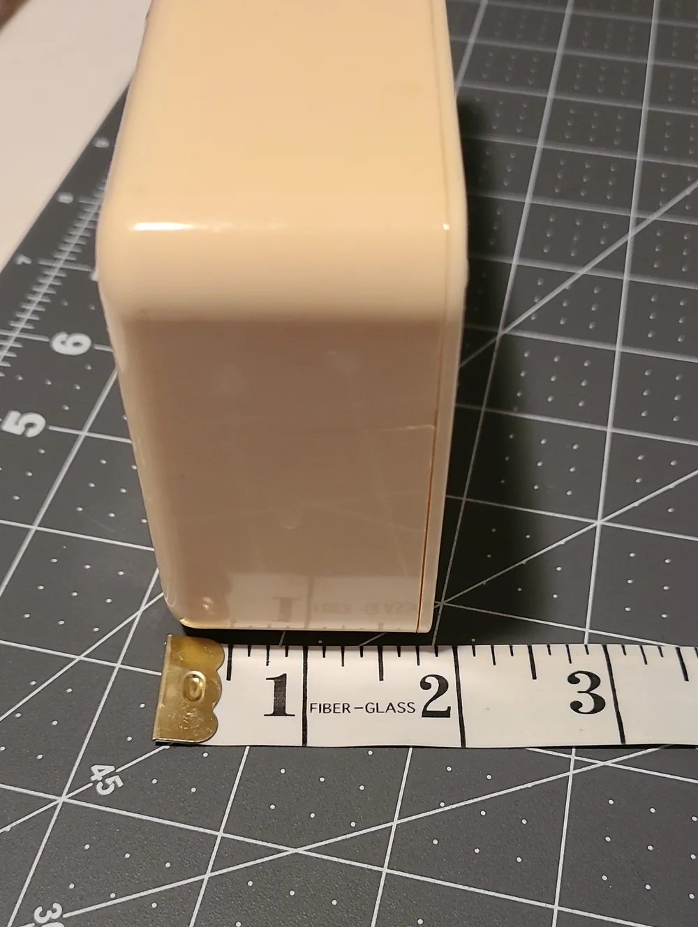 Vintage Deluxe Zigzag Attachment Box Container Plastic Cream Sewing Machine